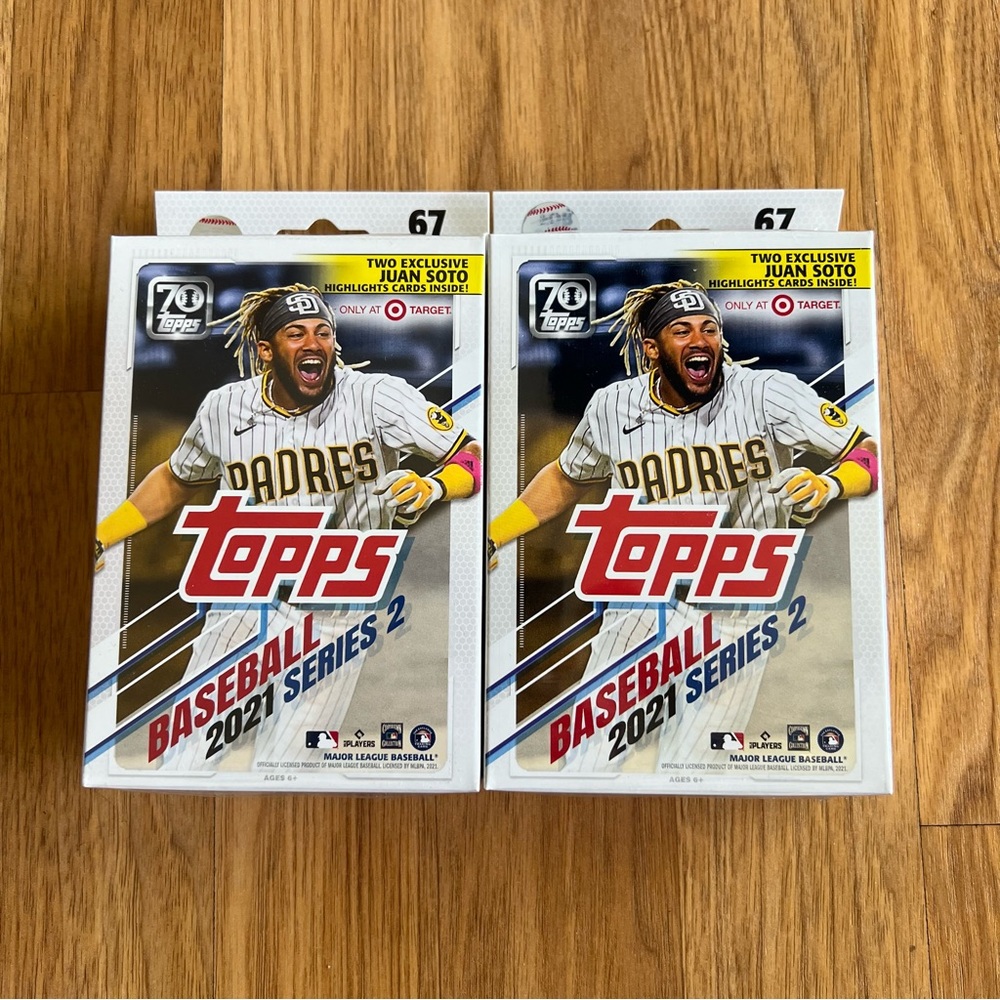 2021 Topps MLB Series 2 Baseball TARGET EXCLUSIVE Hanger Box LOT of 2 SEALED NEW